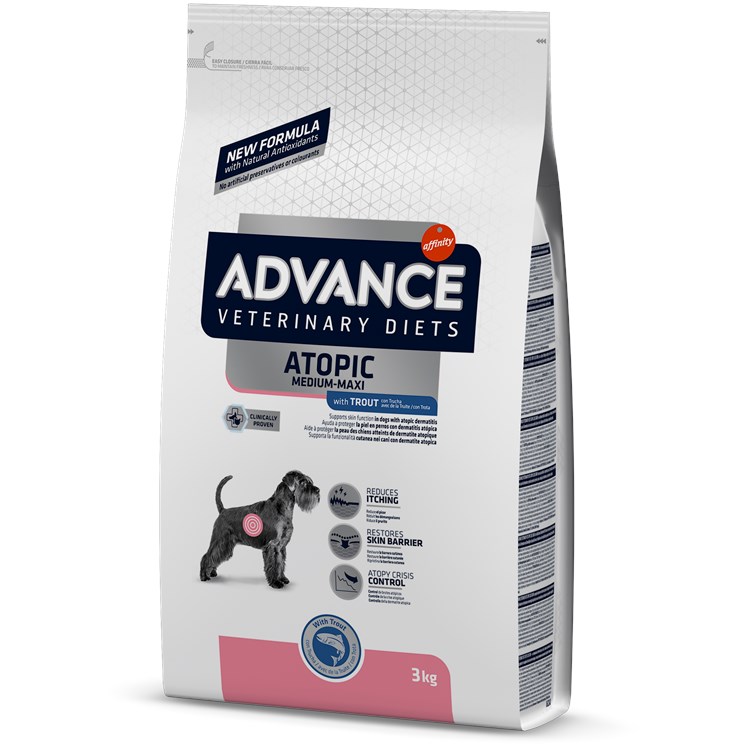 Advance Veterinary Diets Atopic Trota Medium Maxi Cane 12 kg