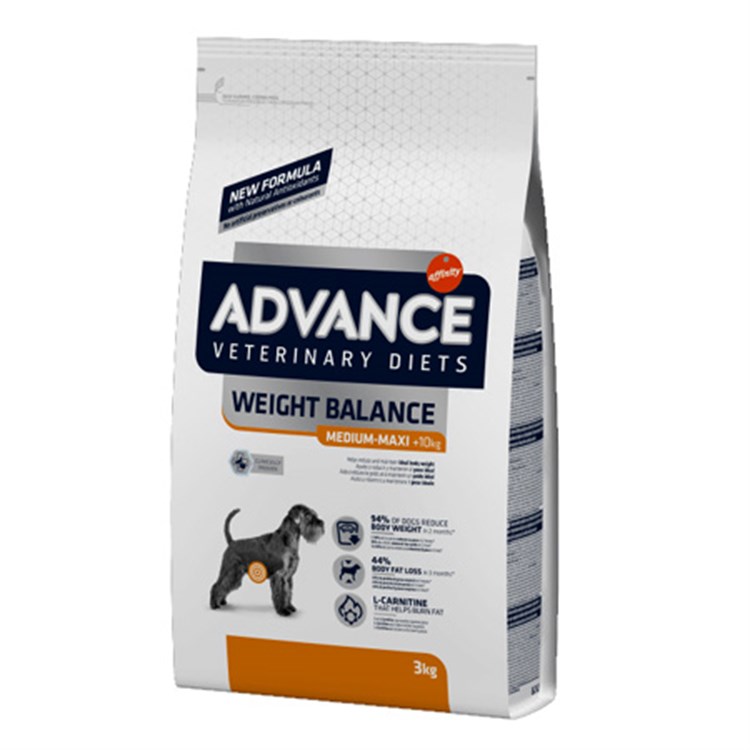 Advance Veterinary Diets Weight Balance Medium Maxi + 10 kg 12 kg