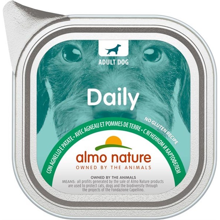 Almo Nature Daily Menu Agnello e Patate 300 gr Per Cane