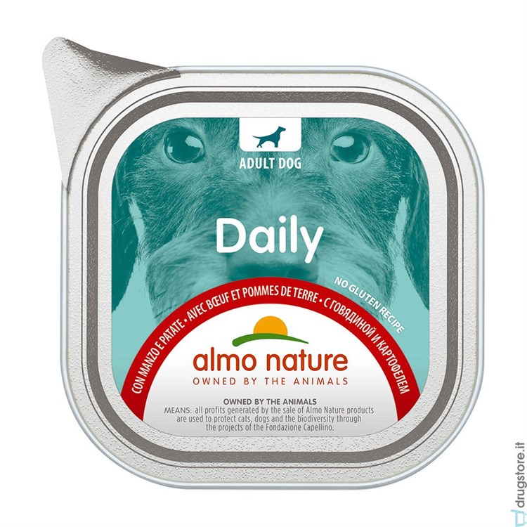 Almo Nature Daily Menu Manzo Patate 300 gr Per Cane