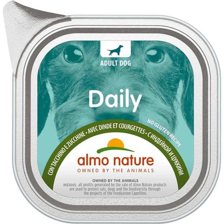 Almo Nature Daily Menu Tacchino Zucchine 300 gr Per Cane