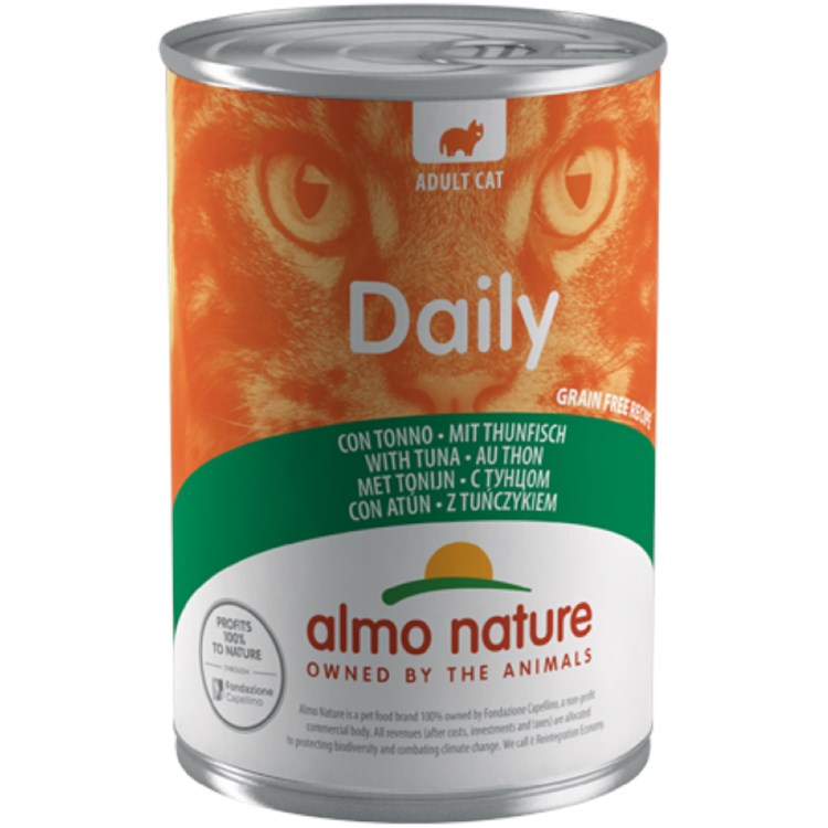 Almo Nature Daily Tonno 400 gr Barattolo Umido Per Gatti