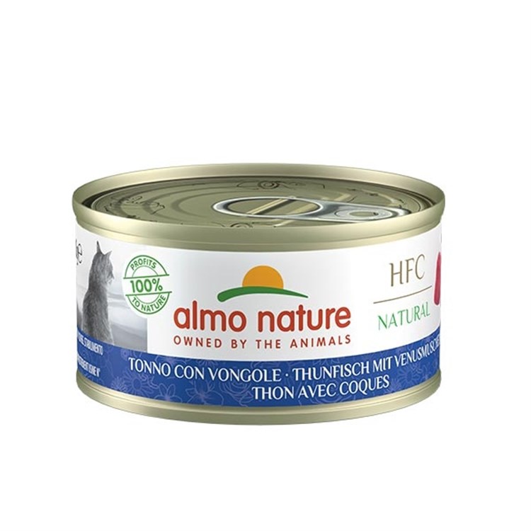 Almo Nature Hfc Natural Tonno Con Vongole 70 gr Per Gatti