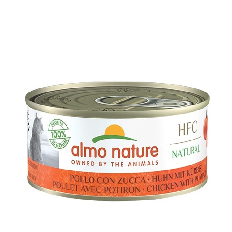 Almo Nature Hfc Pollo con Zucca 150 gr Umido Gatto