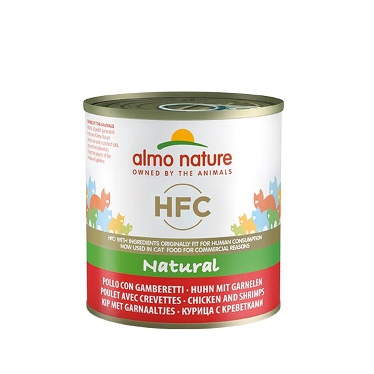 Almo Nature Hfc Pollo e Gamberetti 280 gr Per Gatti