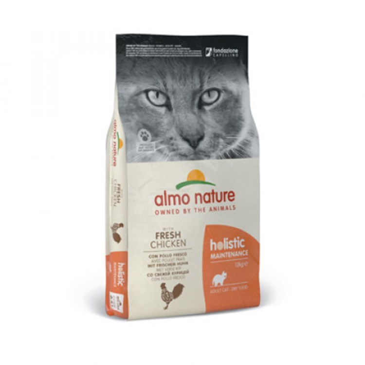 Almo Nature Holistic Maintenance Pollo Fresco 400 gr Crocchette Per Gatti