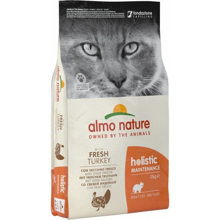 Almo Nature Holistic Maintenance Tacchino Fresco 2 Kg Crocchette Gatti