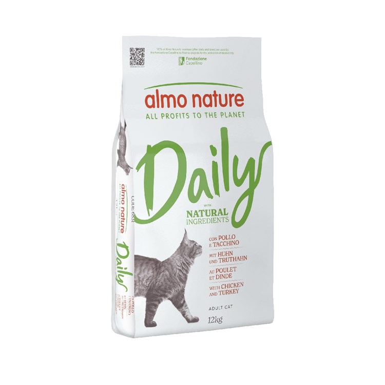 Almo Nature Daily Adult Pollo e Tacchino 12 kg Per Gatti