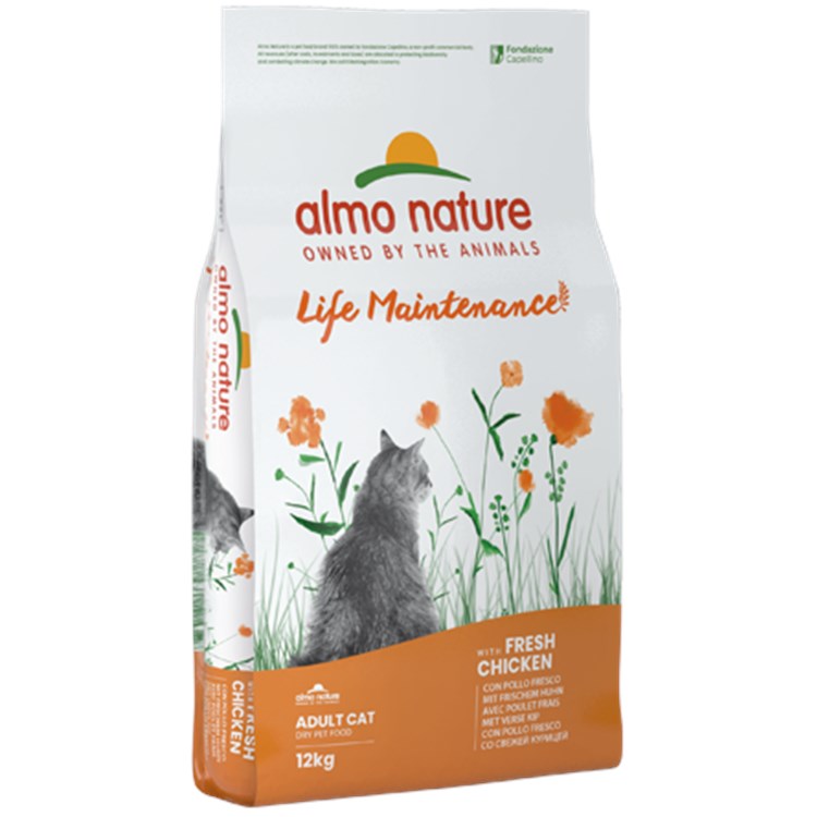 Almo Nature Holistic Maintenance Pollo Fresco Cat 12 kg Per Gatti