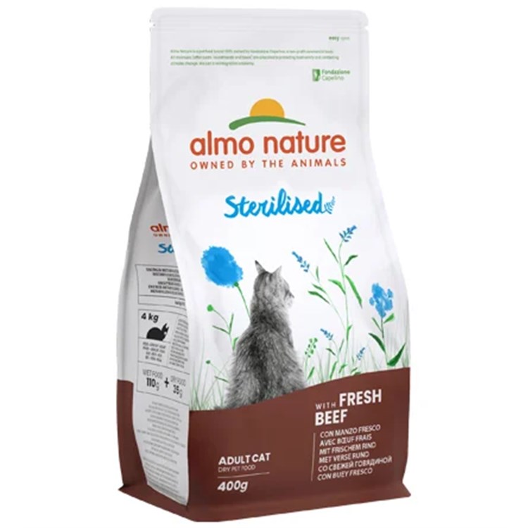 Almo Nature Sterilised Manzo 2 kg Crocchette Gatti