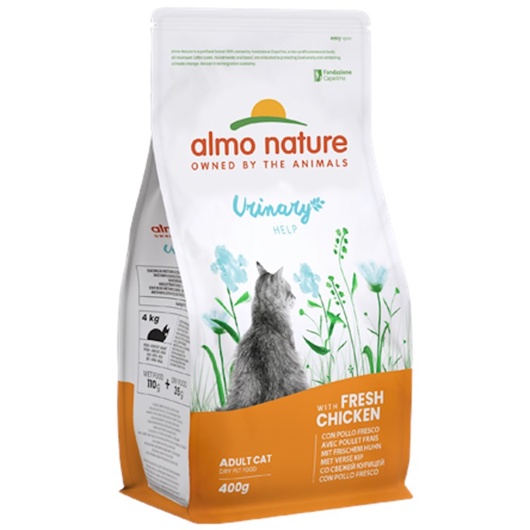 Almo Nature Urinary Help Pollo 2 kg Crocchette Per Gatto