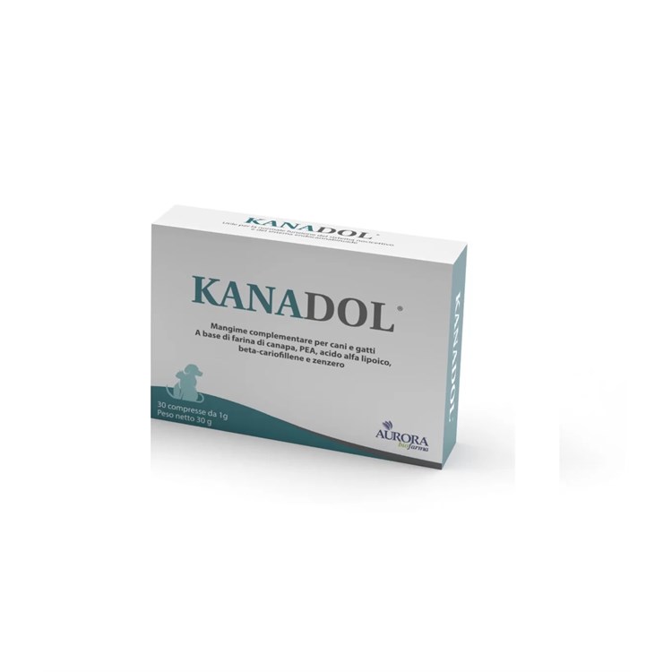 Aurora Biofama Kanadol Compresse 30 Compresse da 1 gr per Cani e Gatti