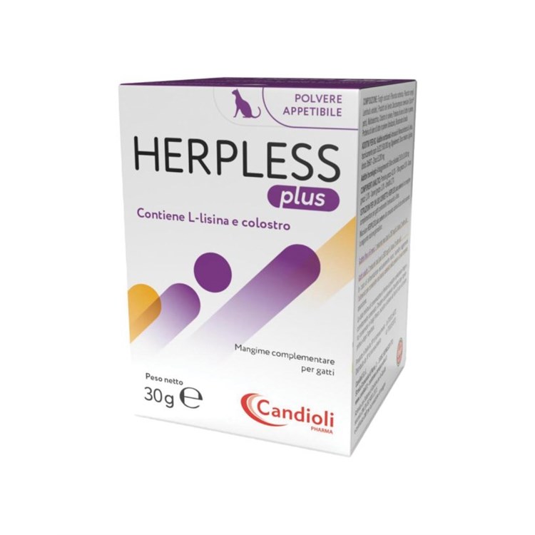 Candioli Herpless PLUS 30 gr Polvere Per Gatti