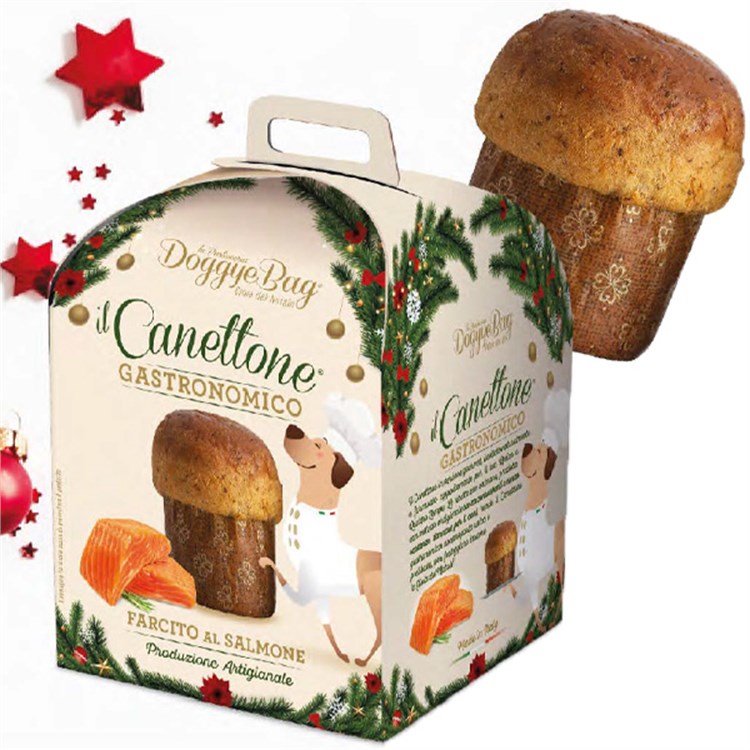 Canettone Gastronomico per Cani con Salmone