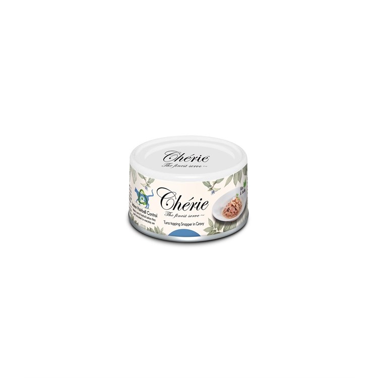 Chérie hairball tonno con branzino in salsa 80 gr