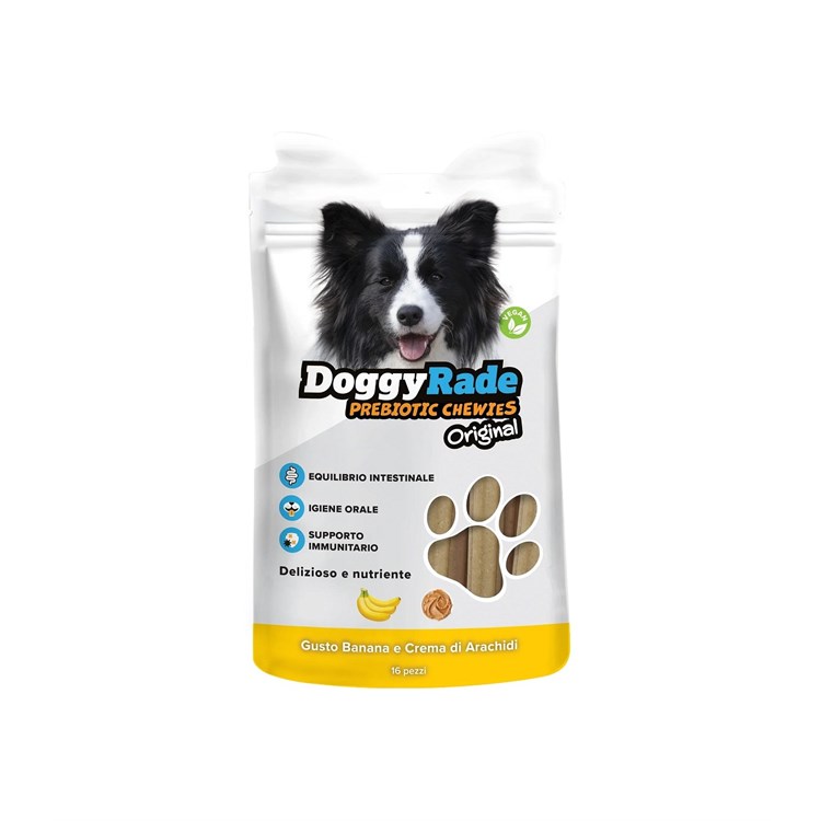 Doggyrade stick prebiotici original banana e crema di arachidi 100 gr