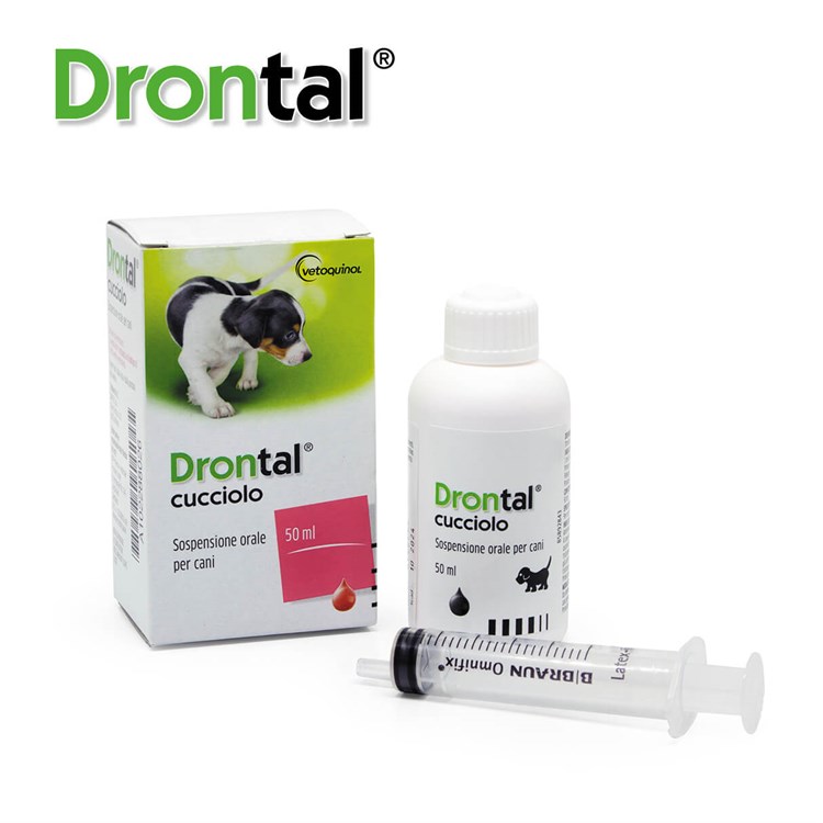 Drontal Cucciolo 50 ml Sospensione Orale Per Cani