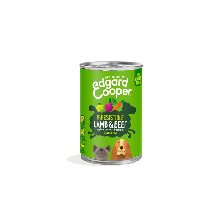 EDGARD C DOG AGNELLO E MANZO 400 GR