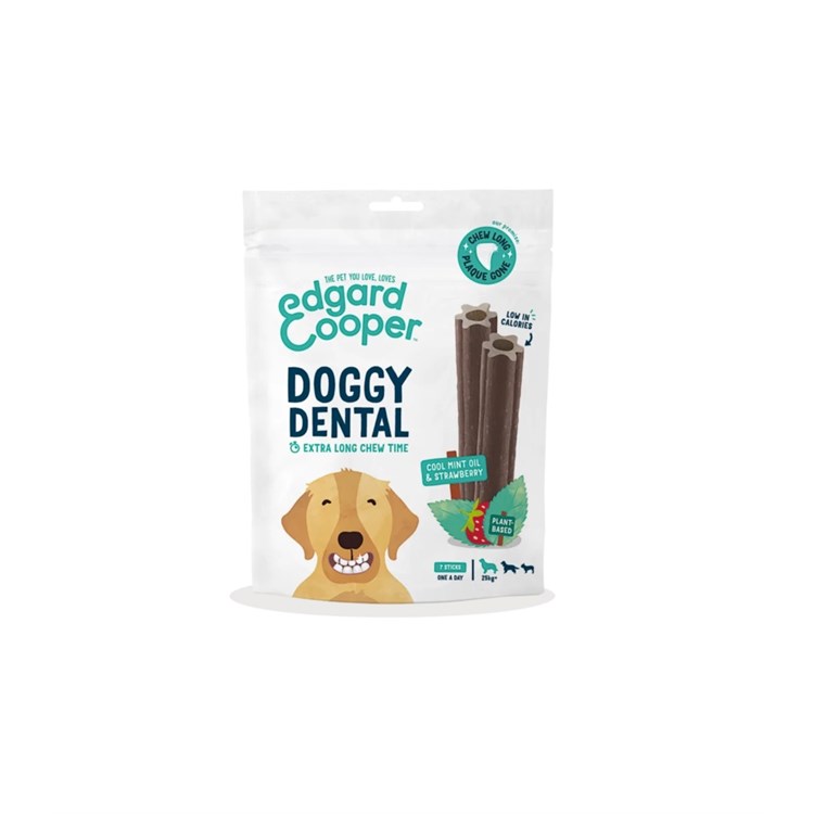 EDGARD C DOG DENTAL FRAGOLA E MENTA  LARGE