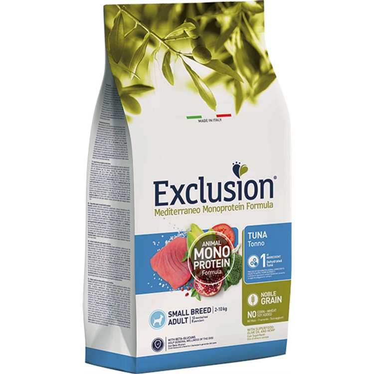 Exclusion Mediterraneo Small Breed Adult Tonno 2 kg