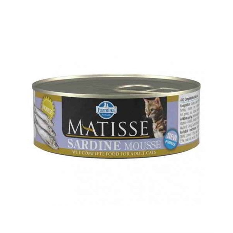 Farmina Matisse Mousse Sardine 85 gr Umido Scatoletta Per Gatto