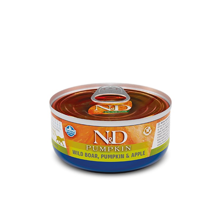 Farmina N&D Pumpkin 70 gr Cinghiale Zucca e Mela Umido Gatto