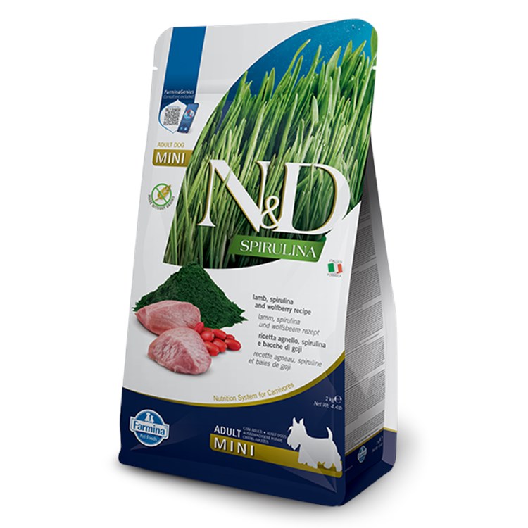 Farmina ND Agnello Spirulina Adult Mini 2 kg Alimento Cani