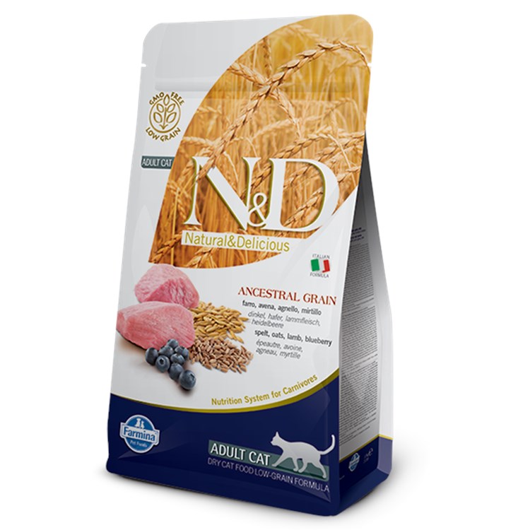 Farmina N/d Ancestral Low Grain Adult Agnello e Mirtillo 1,5 Kg Per Gatti