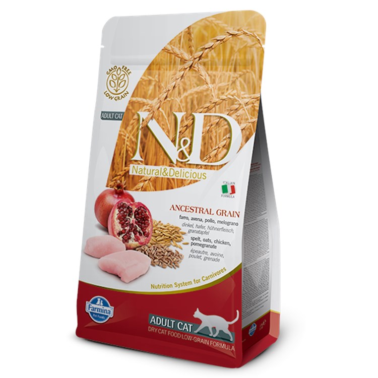 Farmina N/d Ancestral Low Grain Adult Pollo e Melograno 1,5 Kg Secco Per Gatti