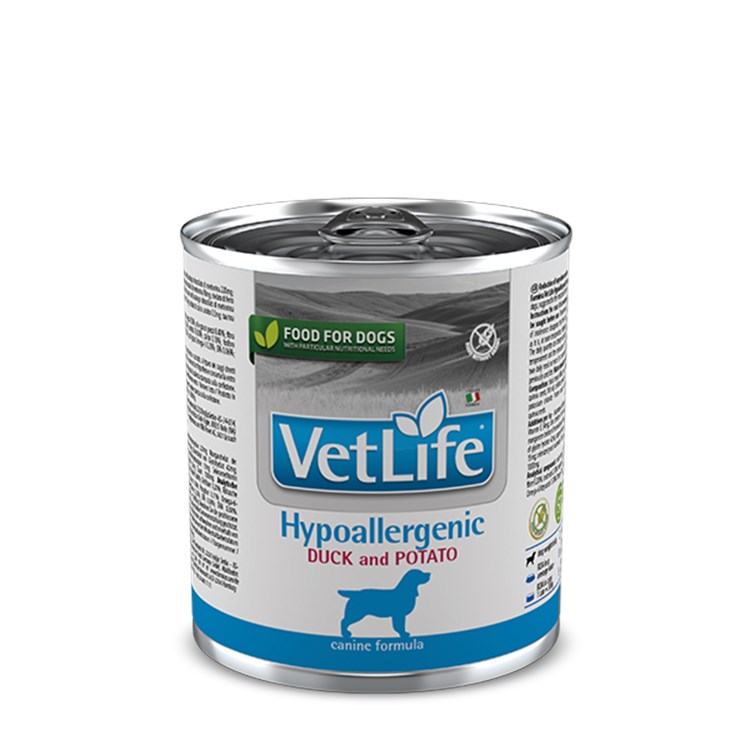 Farmina Vet Life Hypoallergenic Anatra e Patate 300 gr Barattolo Umido Per Cani