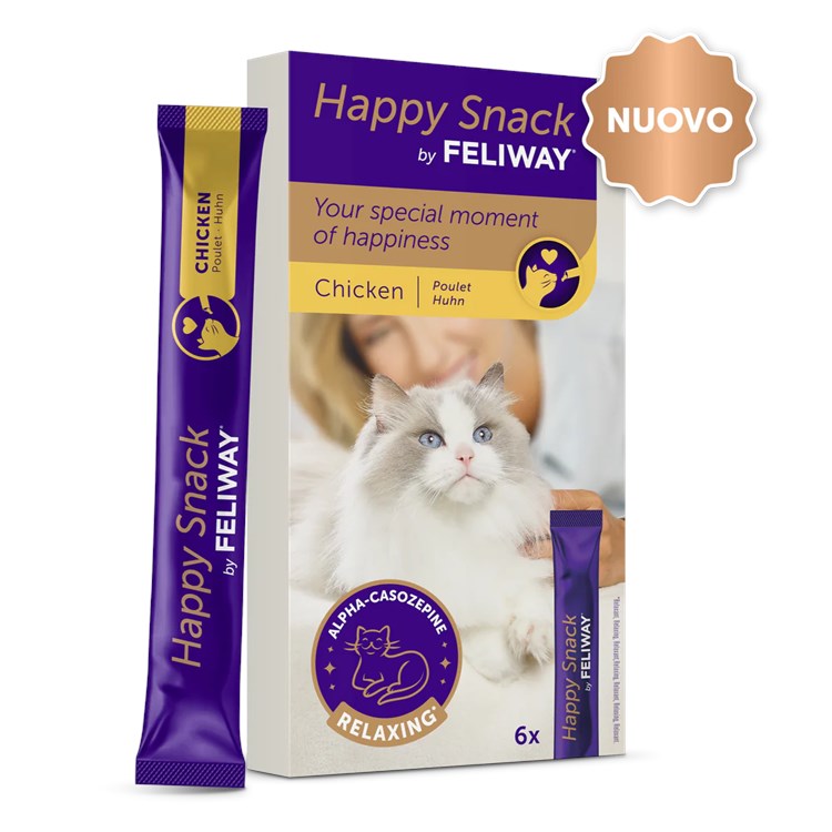 Feliway Happy Snack 6 stick Per Gatti Con Pollo