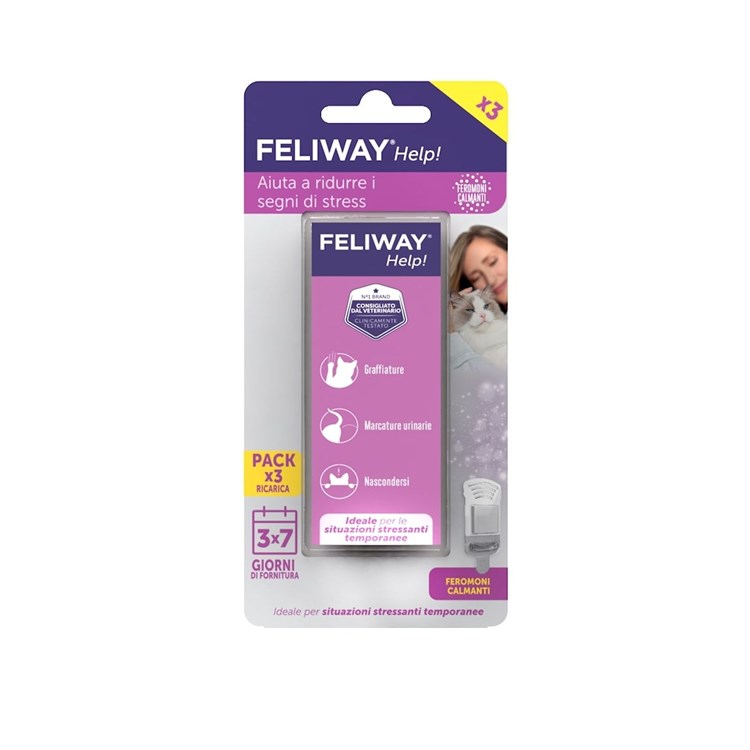 Feliway Help 3 Ricariche da 7 Giorni