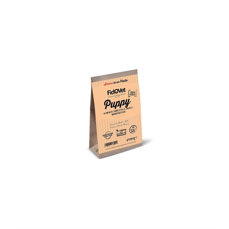 FidoVet puppy menu fresco completo maiale 4x190 gr