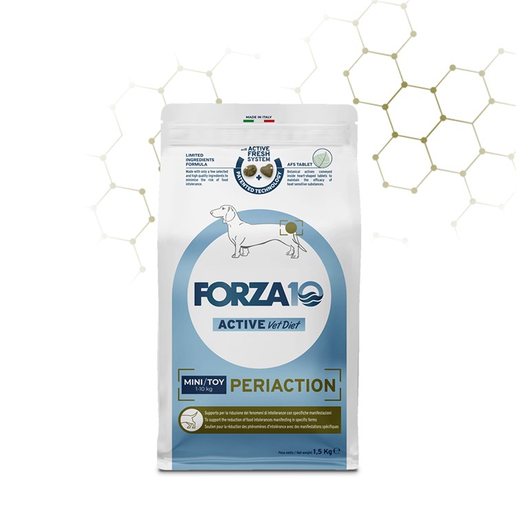 Forza 10 Active Vet Diet Mini Toy Periaction 1,5 kg Crocchette Per Cani