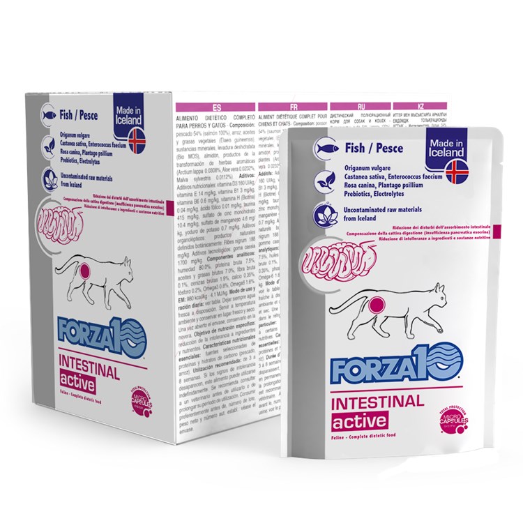 Forza 10 Intestinal Active Pesce 100 Gr Busta Umido Gatto