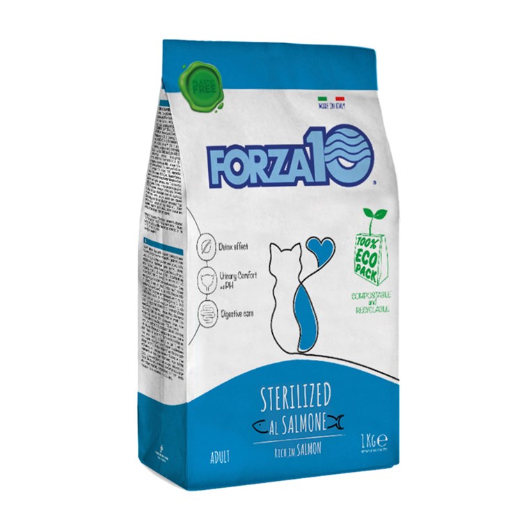 Forza 10 Maintenance Adult Sterilized Salmone 1 Kg Gatti Sterilizzati