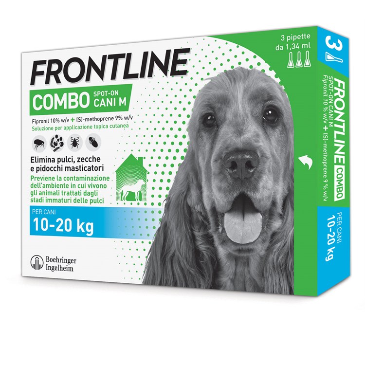 Frontline Combo Per Cani M da 10 a 20 kg 3 Pipette