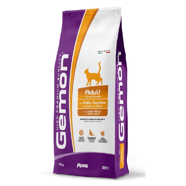 Gemon by Monge Adult Complete Pollo e Tacchino 7 Kg Cibo Gatto