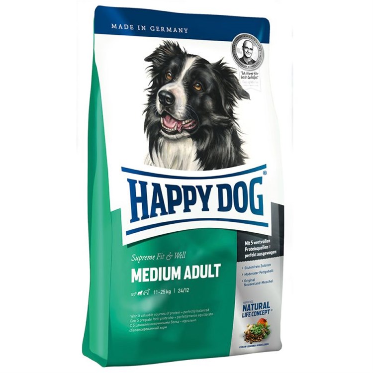 Happy Dog Supreme Fit & Well Medium Adult 12,5 kg Per Cani