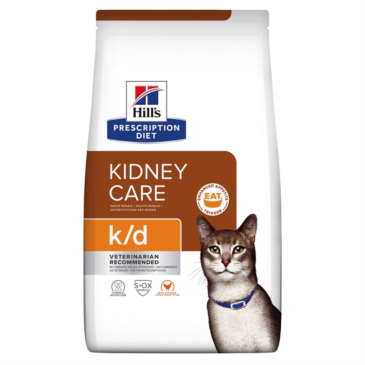 Hill's Diet K/D Kidney Care Pollo 1,5 Kg Cibo Secco Gatto