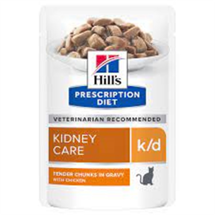 Hill's Diet K/D Pollo Kidney Care 85 gr Umido Gatto