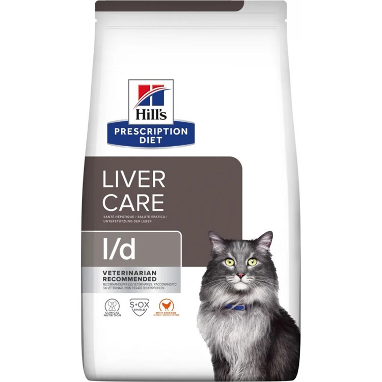 Hill's Diet L/D Hepatic Liver Care 1,5 Kg Cibo Secco Gatto