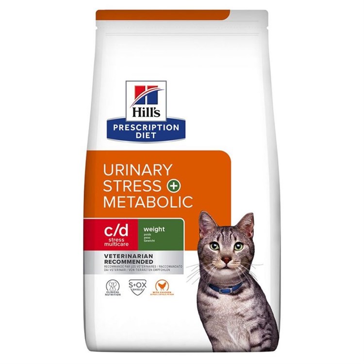 Hill's Prescription Diet C/D Urinary Stress + Metabolic Pollo 1,5 kg Per Gatti