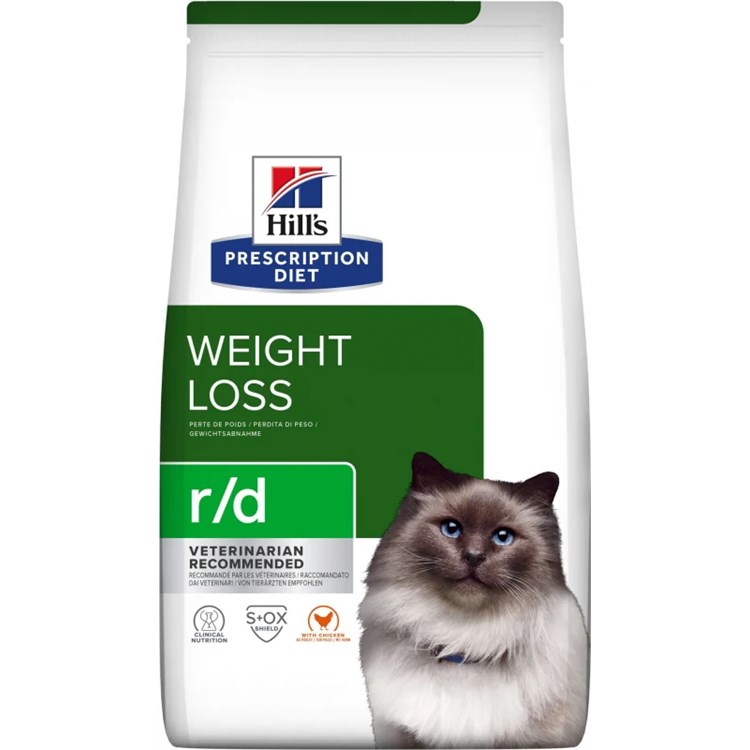 Hill's Prescription Diet R/D Weight Reduction 1,5 Kg Secco Gatto