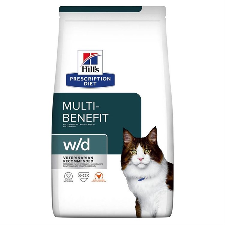 Hill's Prescription Diet W/D Multi Benefit 1,5 Kg Secco Gatto