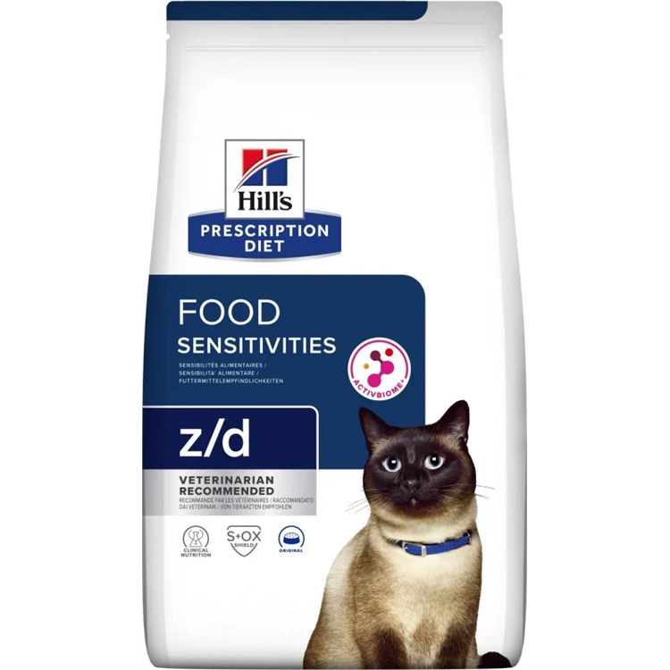 Hill's Prescription Diet z/d Food Sensitivities 1,5 Kg secco per gatti