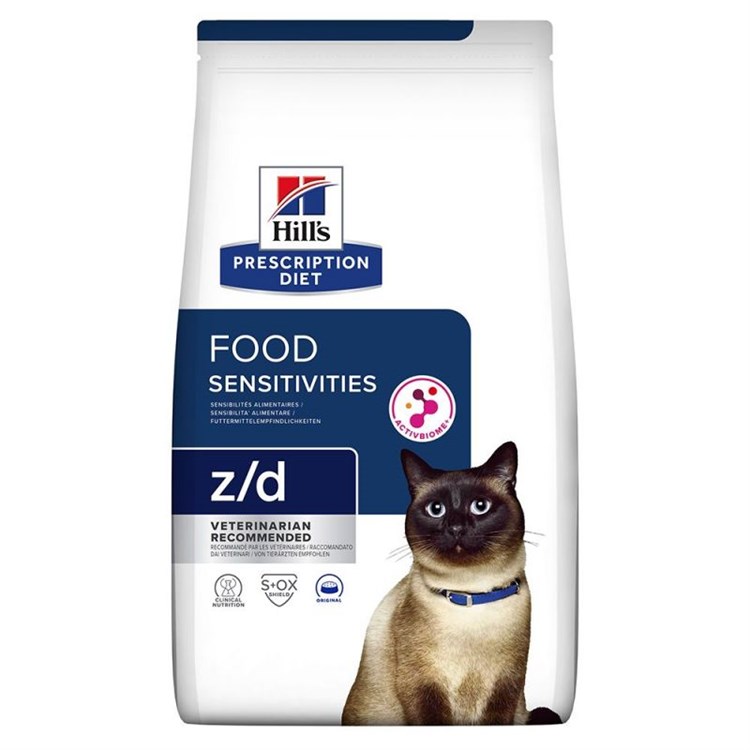 Hill's Prescription Diet z/d Food Sensitivities 3 Kg secco per gatti