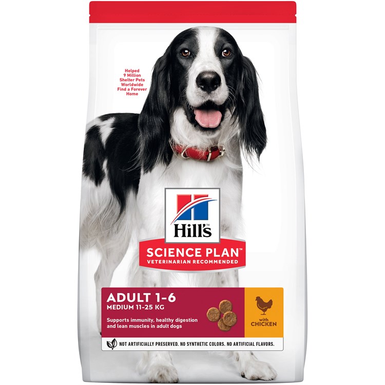 Hill's Science Plan Cane Adult Medium Pollo 2,5 kg