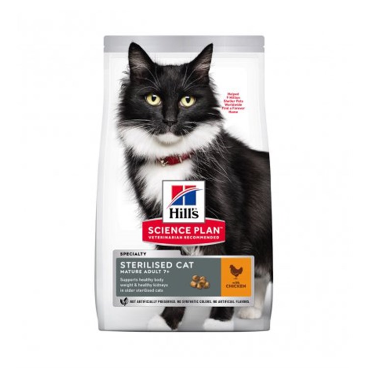 Hill's Science Plan Mature Adult Sterilised Pollo 1,5 kg Gatto