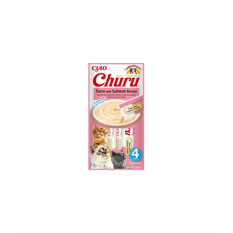 Inaba cat churu tonno con salmone 14x4 tubi 56 gr